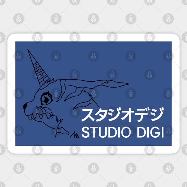 Studio Digi - Gabumon Sticker by LAMBZILLA